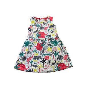 Tu Clothing UK Safari Print Dress Size 5-6Y
